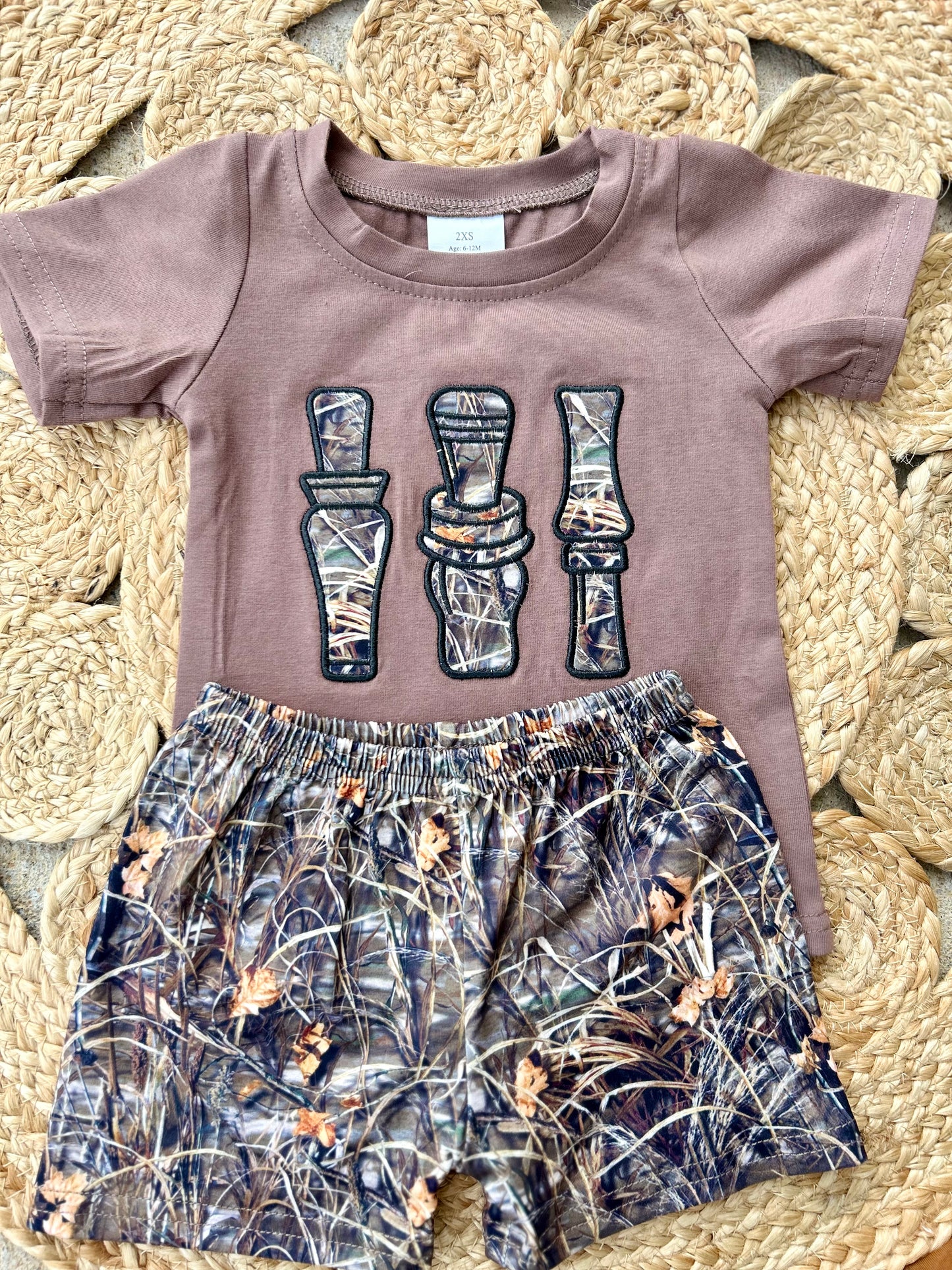 Embroidered Camo Duck Call Set