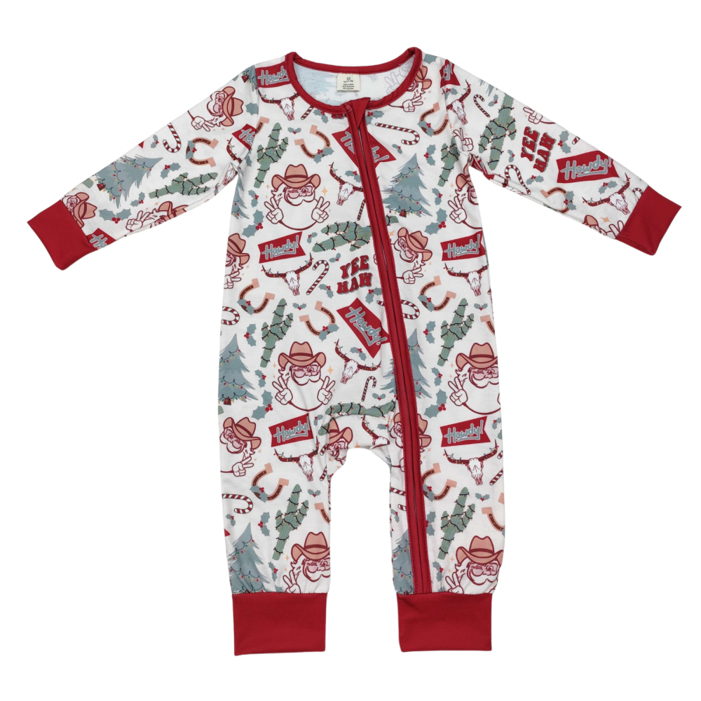 Howdy Christmas Romper