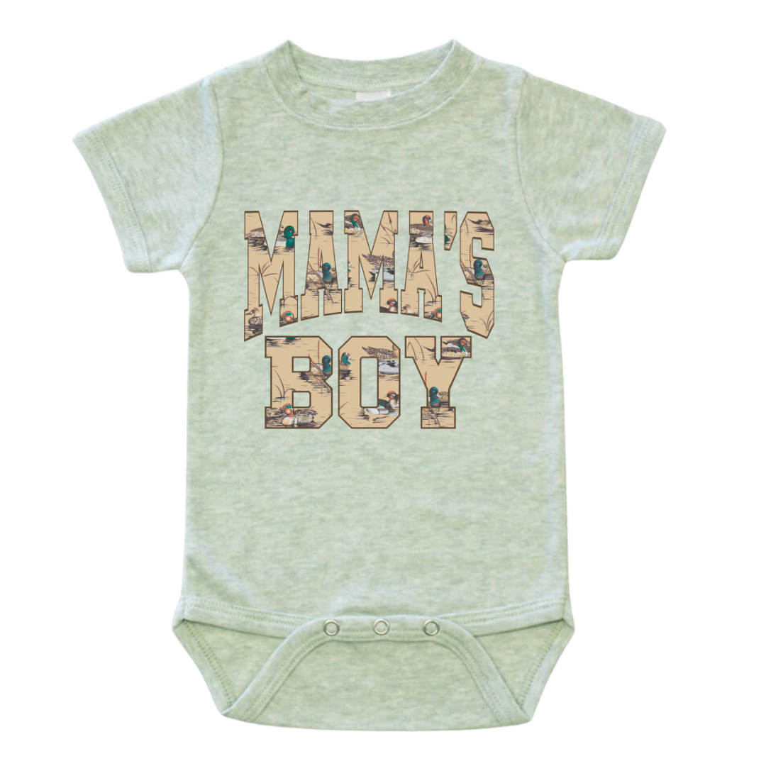 Duck Print Mama’s Boy Bodysuit