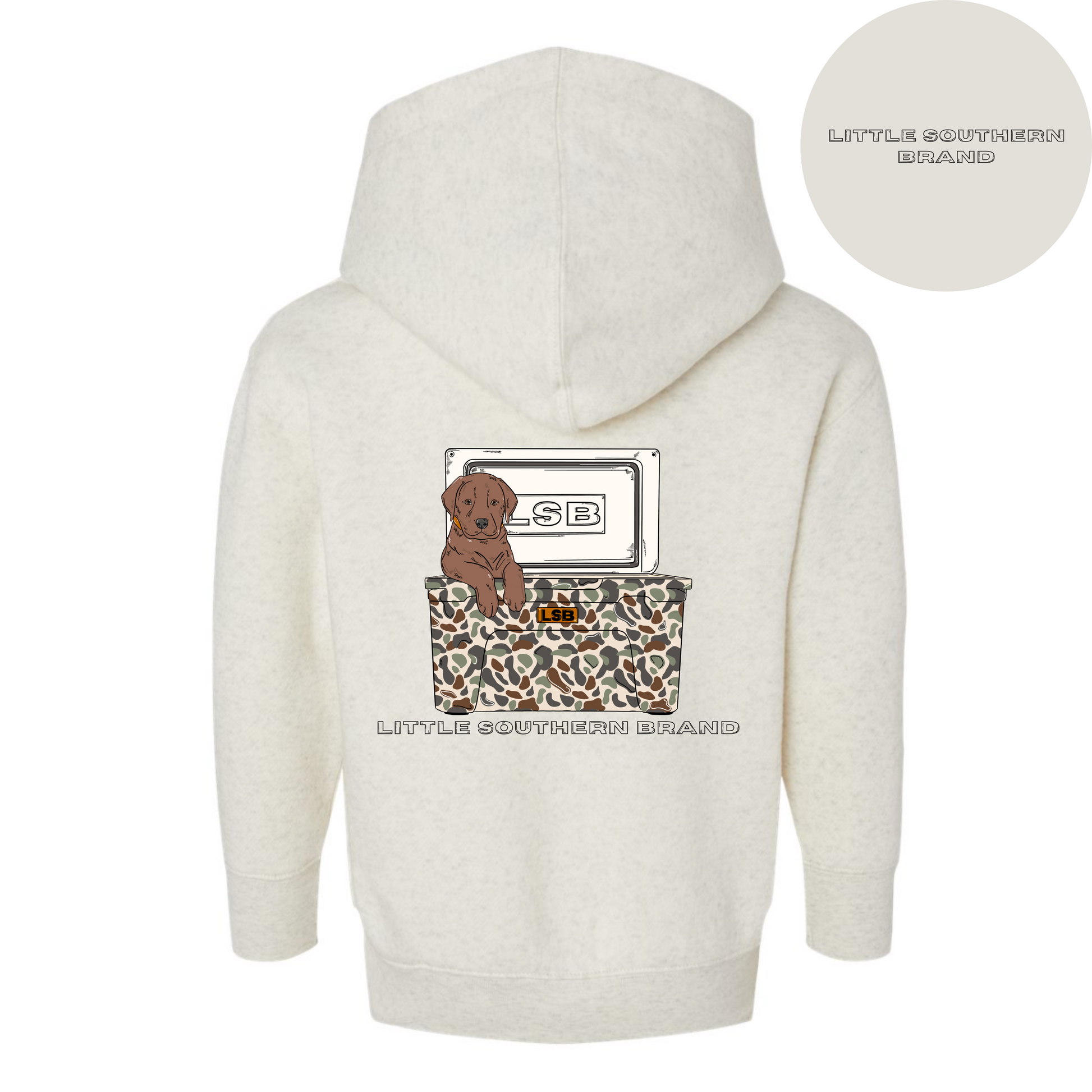 Cooler Pup Hoodie - Natural Heather