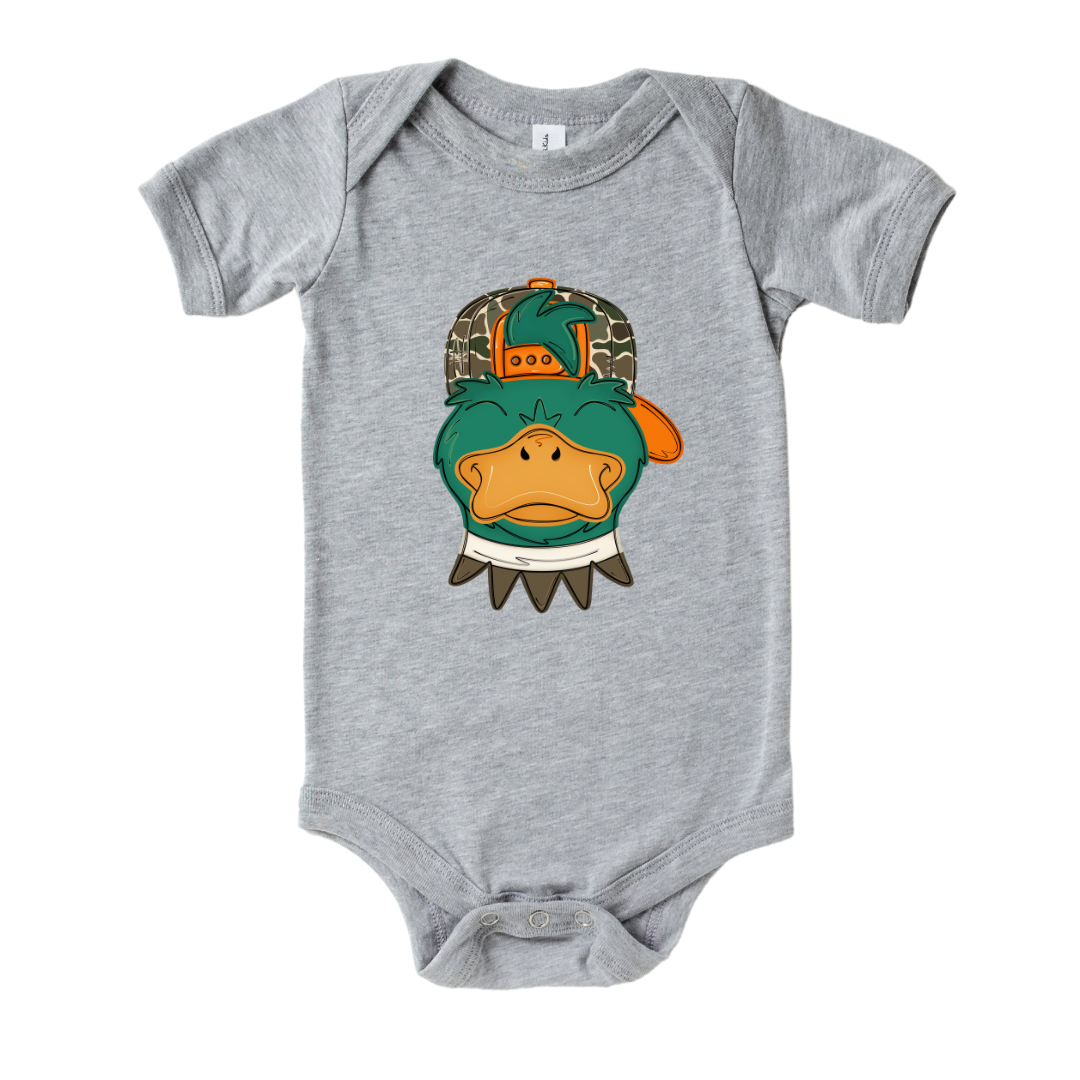 Camo Hat Mallard Onesie