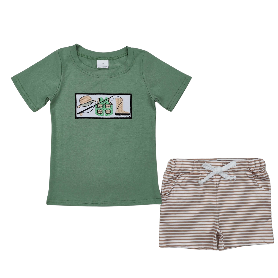 Embroidered Fishing Set