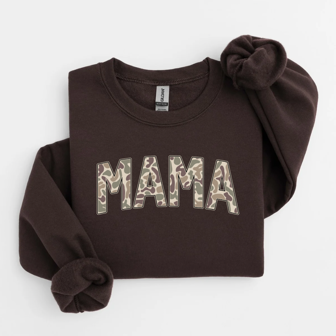 Old School Camo MAMA - Chocolate