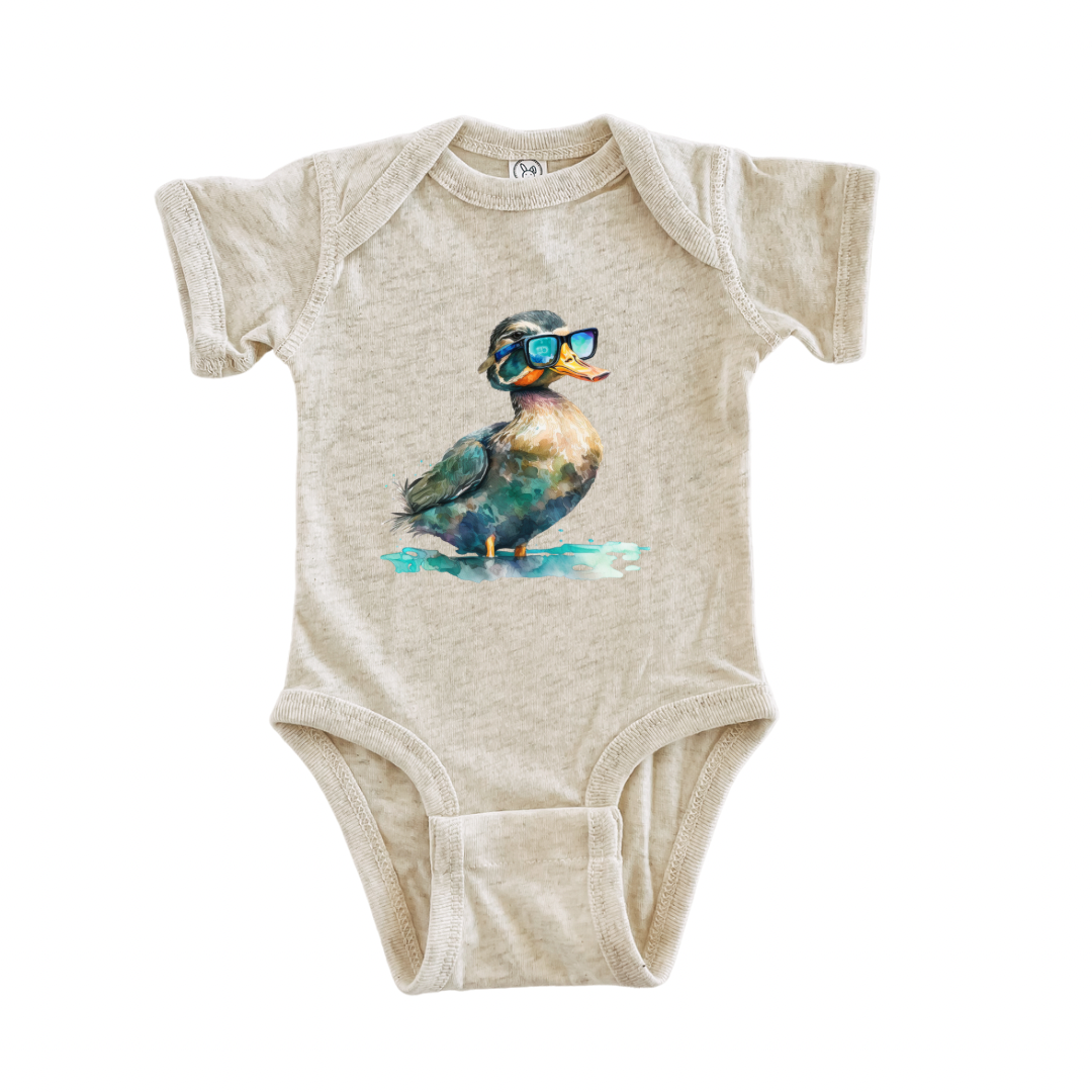 Watercolor Mallard Onesie