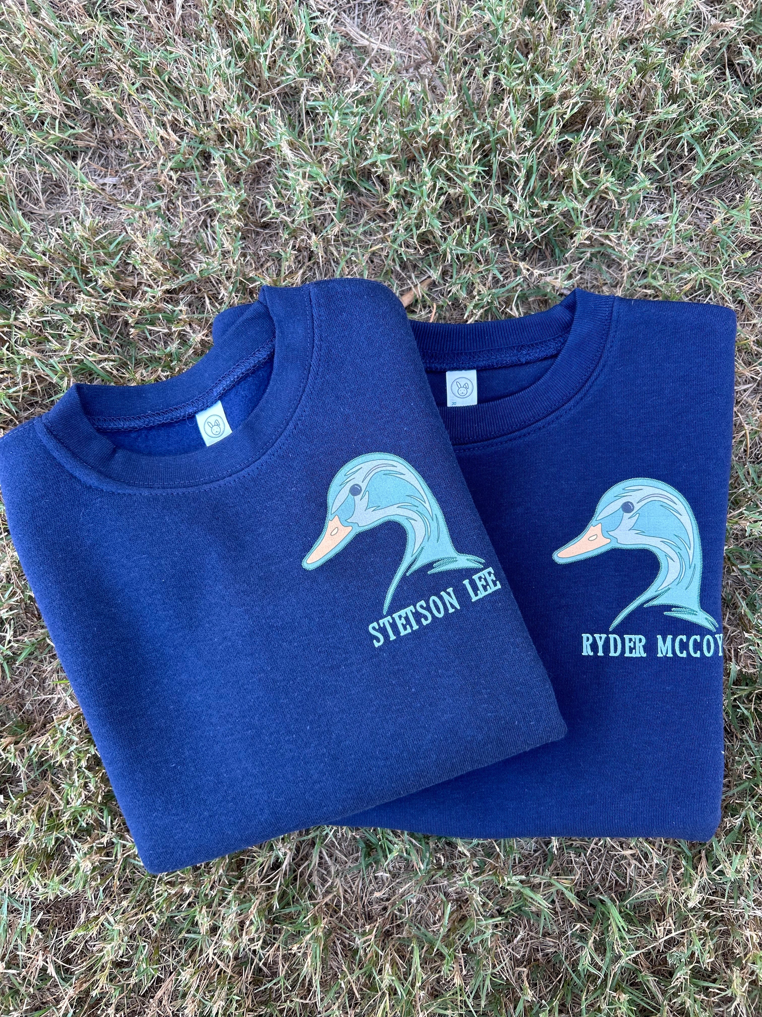 Duck Crewneck - Navy