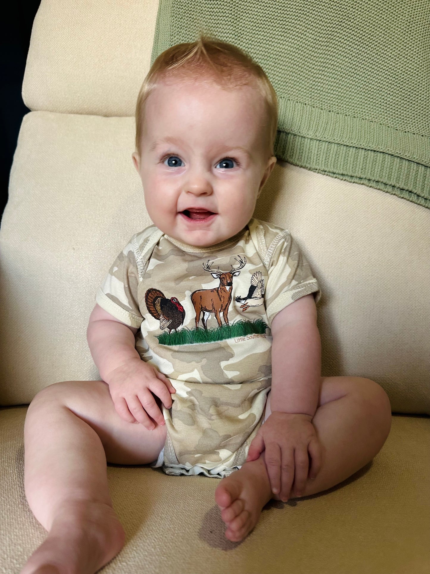 Turkey Deer Duck Onesie - Natural Camo