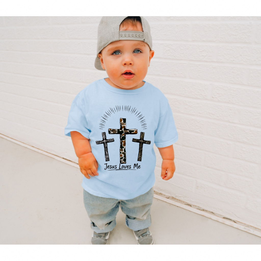 Jesus Loves Me - Light Blue