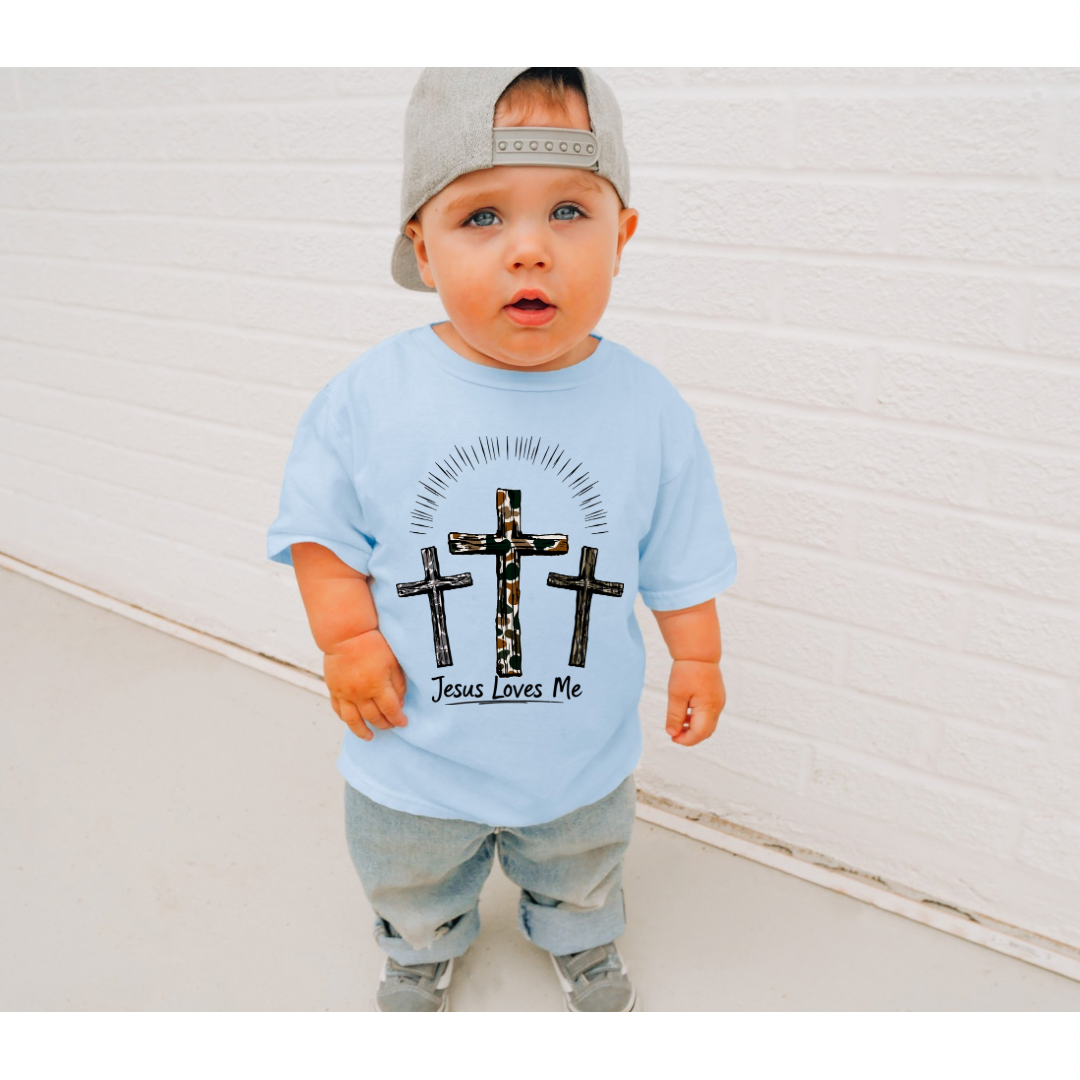 Jesus Loves Me - Light Blue