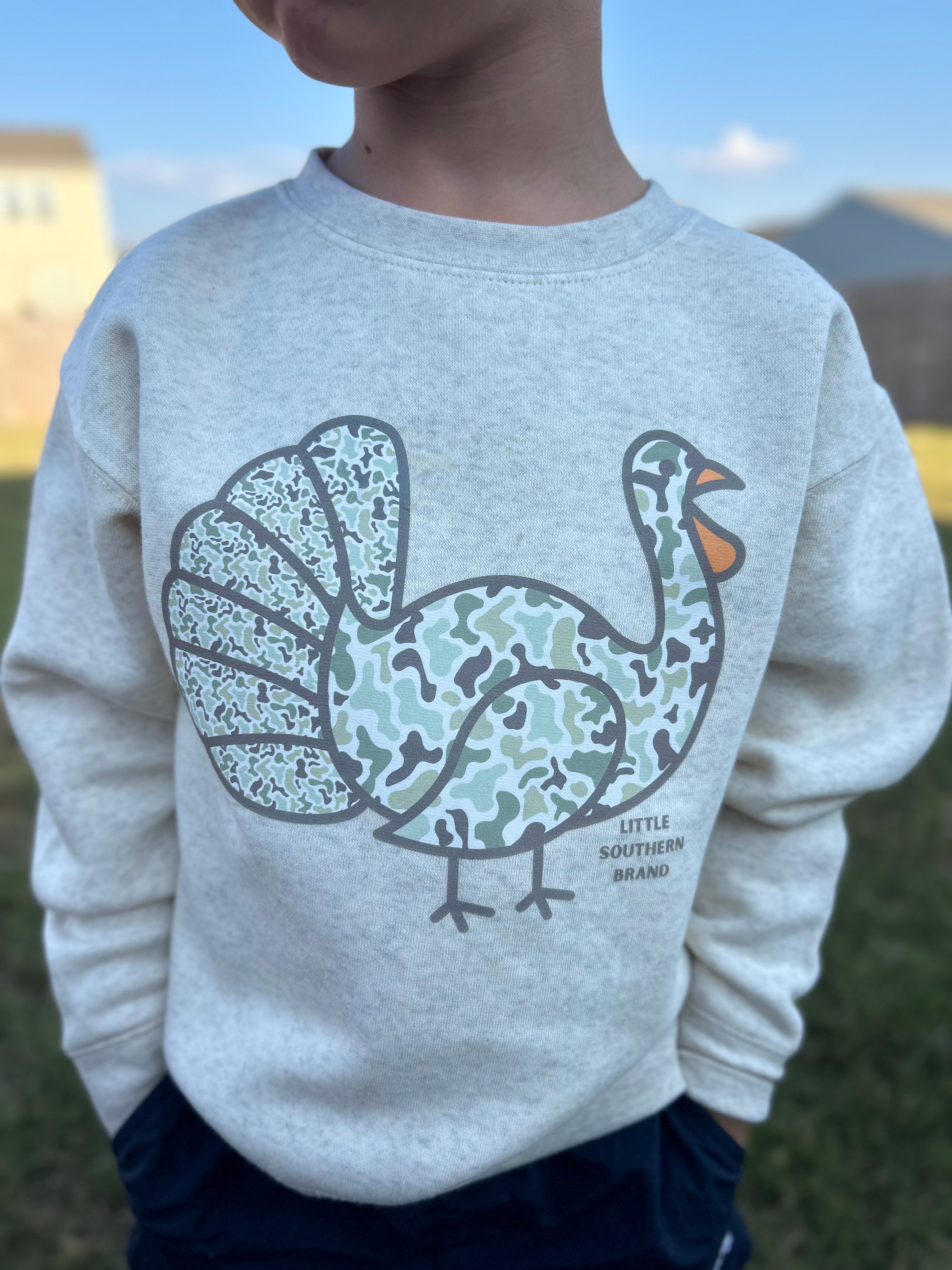 Camo Turkey Crewneck Sweatshirt