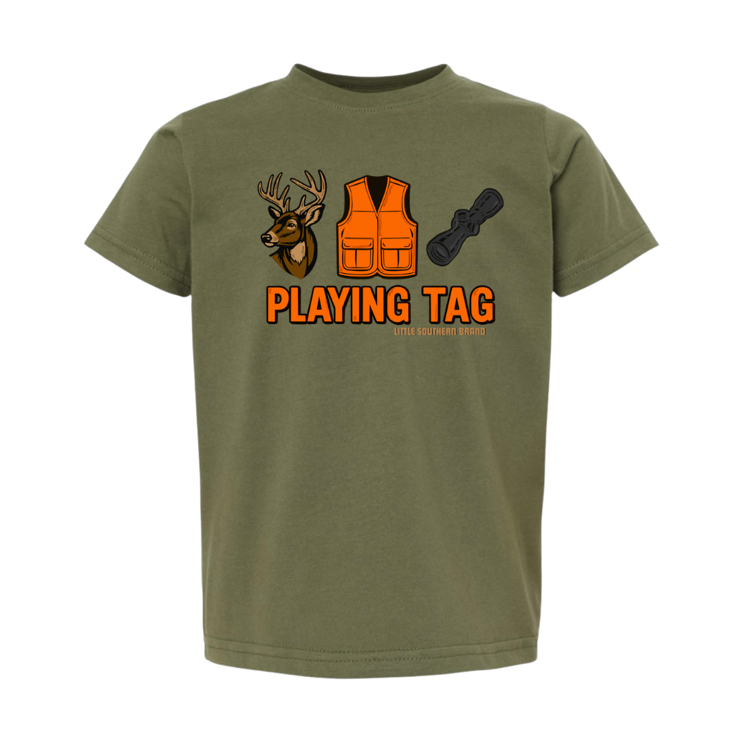 Playing Tag - Military Green