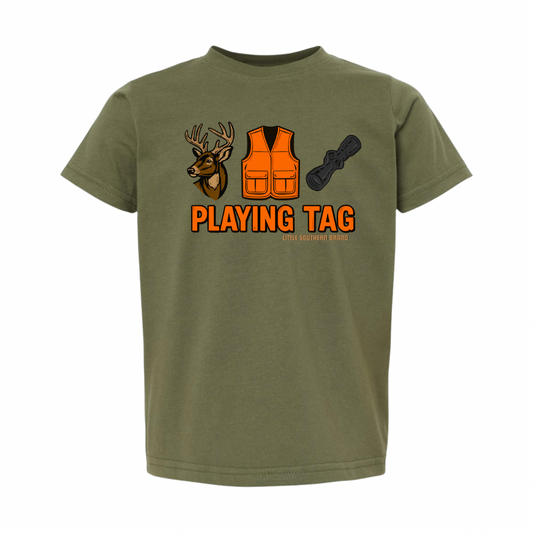 Playing Tag - Military Green