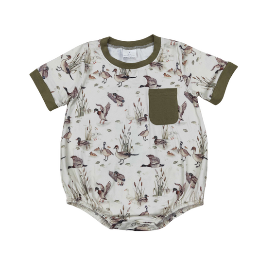 Ducks & Duckling Pocket Romper