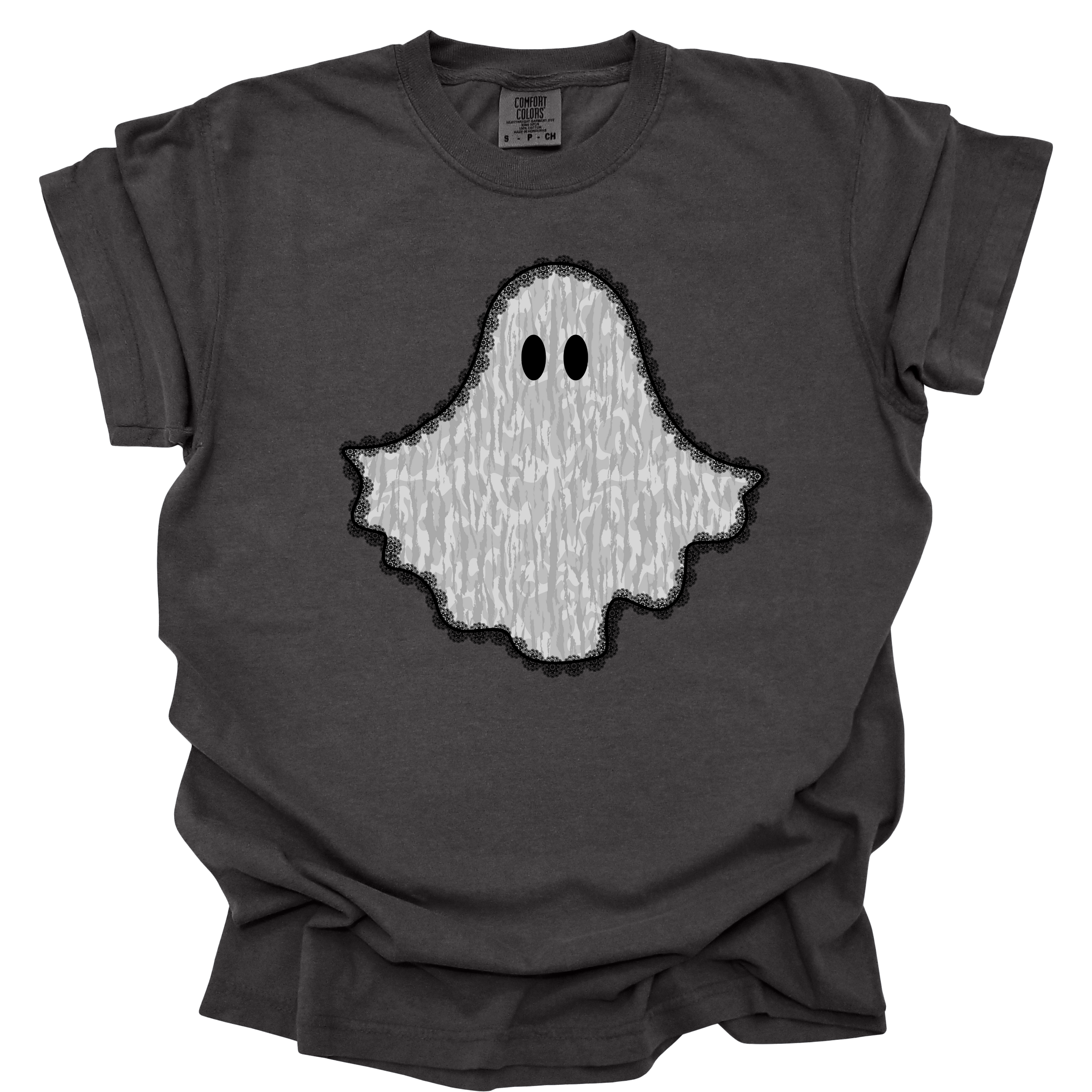 Lace Light Camo Ghost Tee - CC Pepper