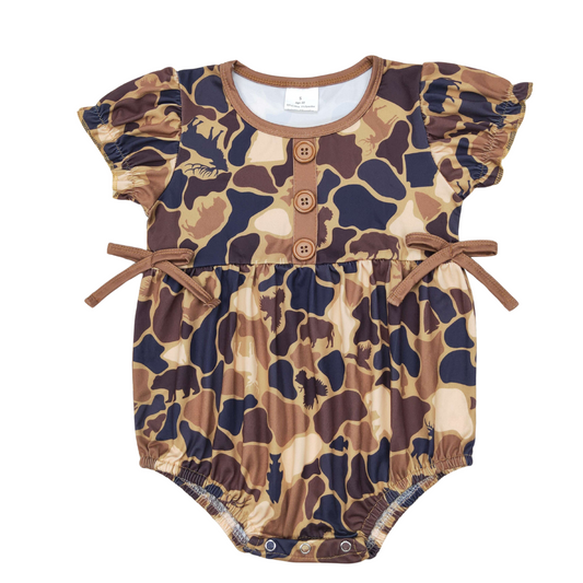 Girls Camo Bubble