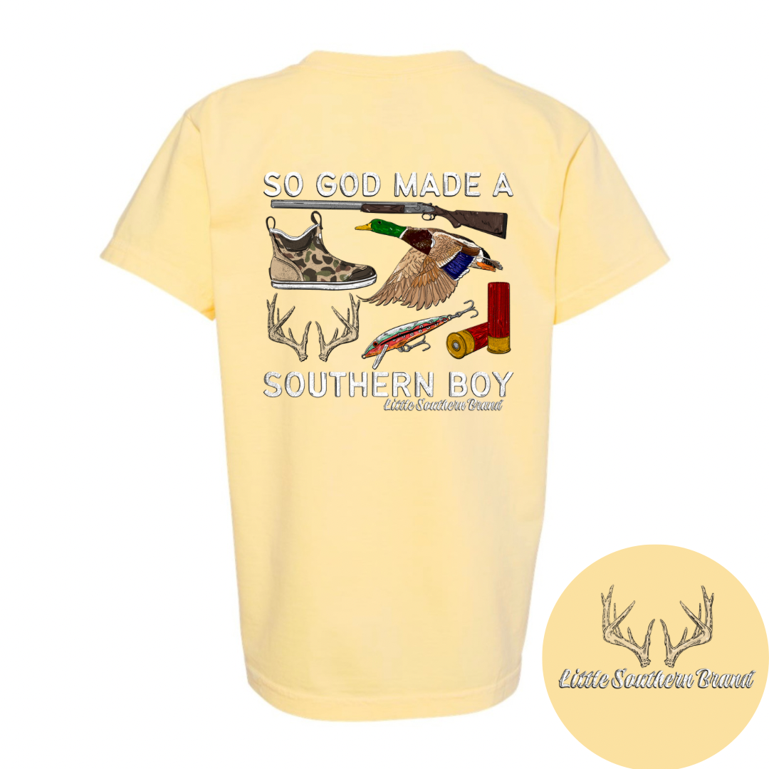 So God Made a Southern Boy - 2 colors