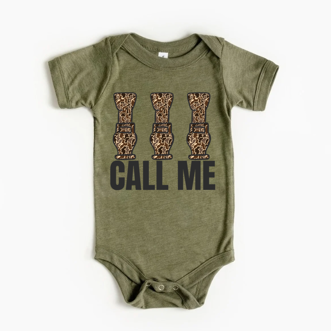 Call Me Duck Call Onesie