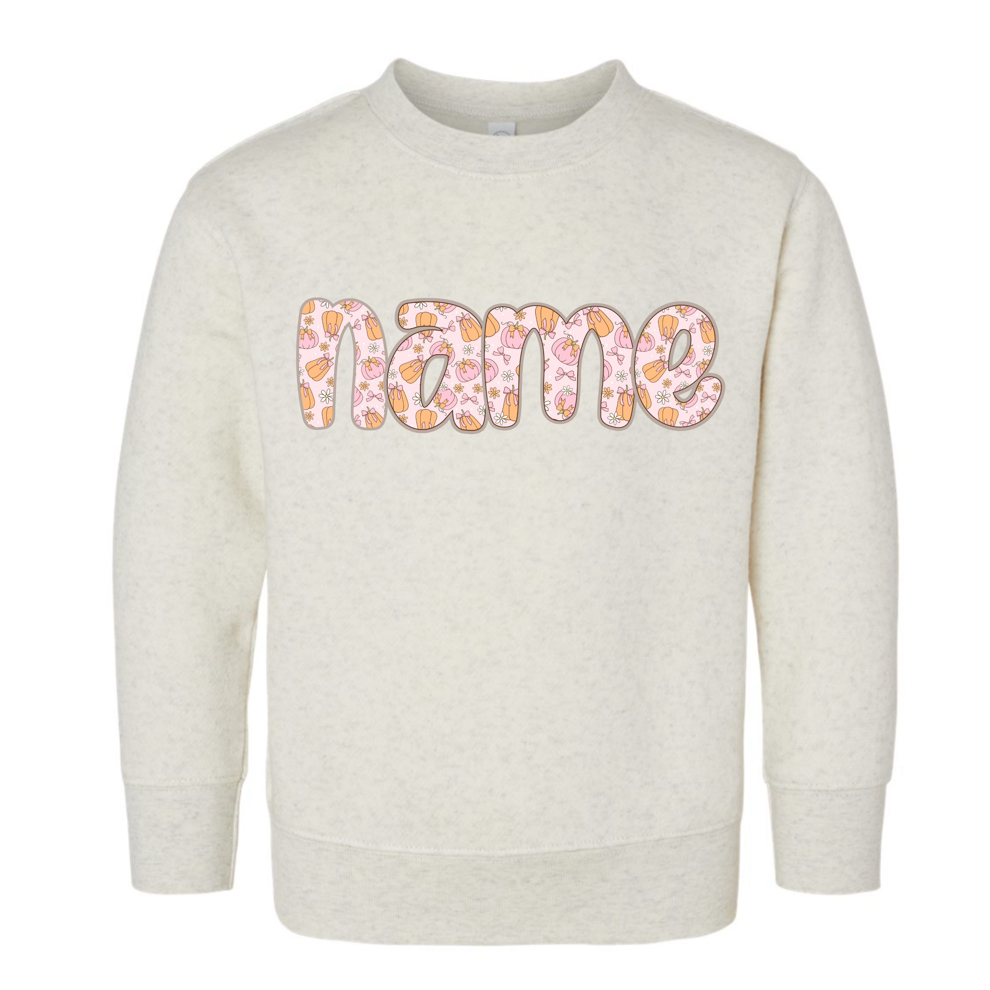 Coquette Pumpkin Name Crewneck - Custom