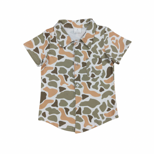 Fall Camo Button Up