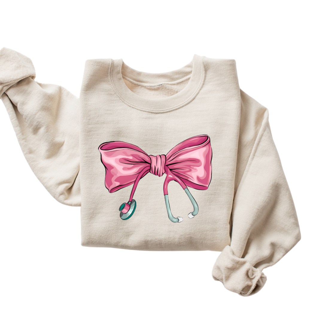 Nurse Bow Crewneck