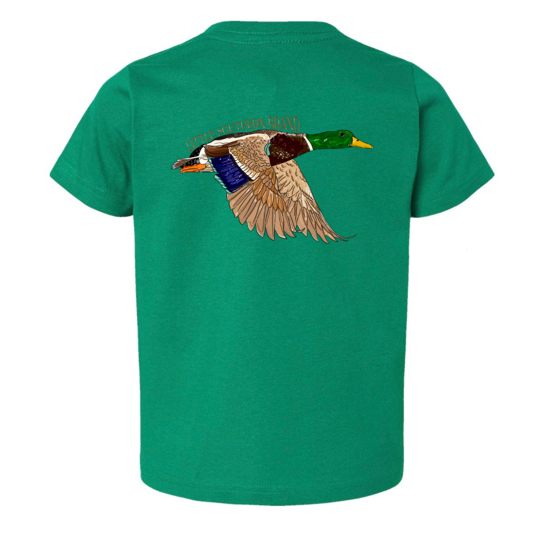Flying Mallard Short Sleeve - Kelly Green