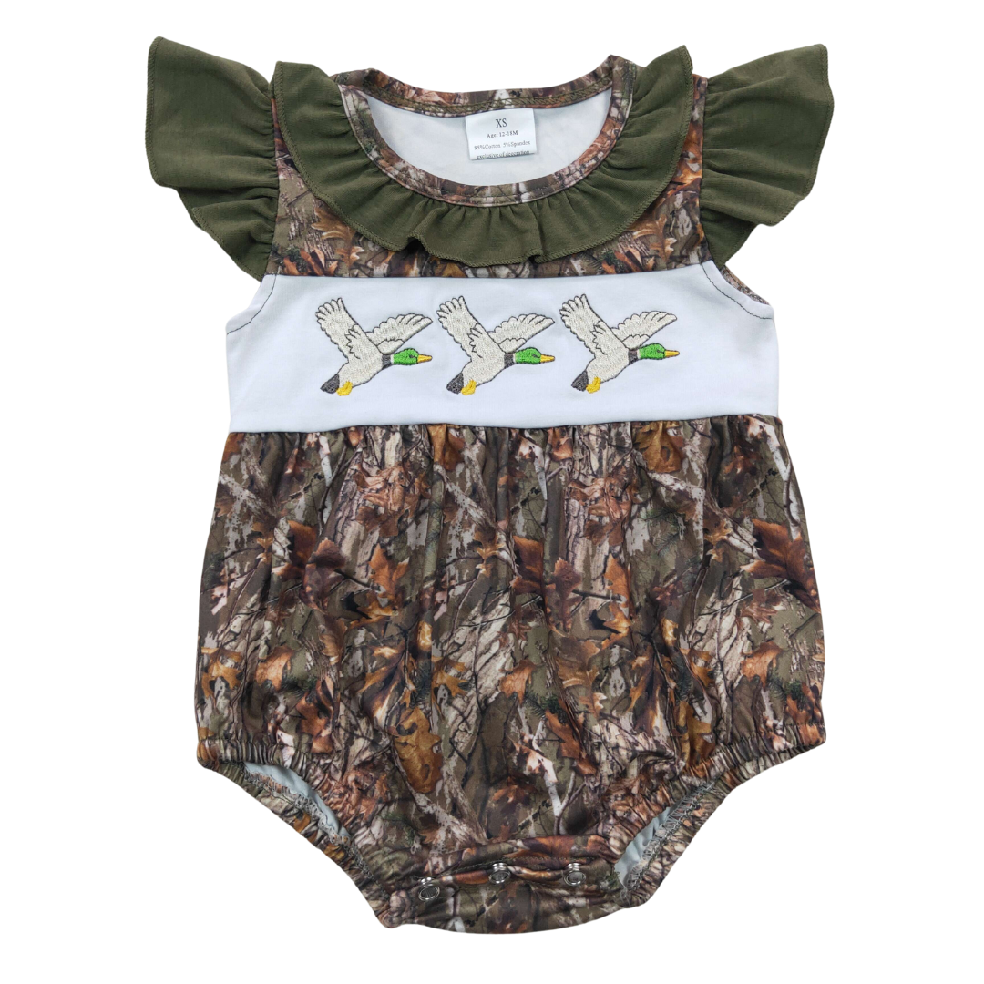Flying Mallard Girls Romper