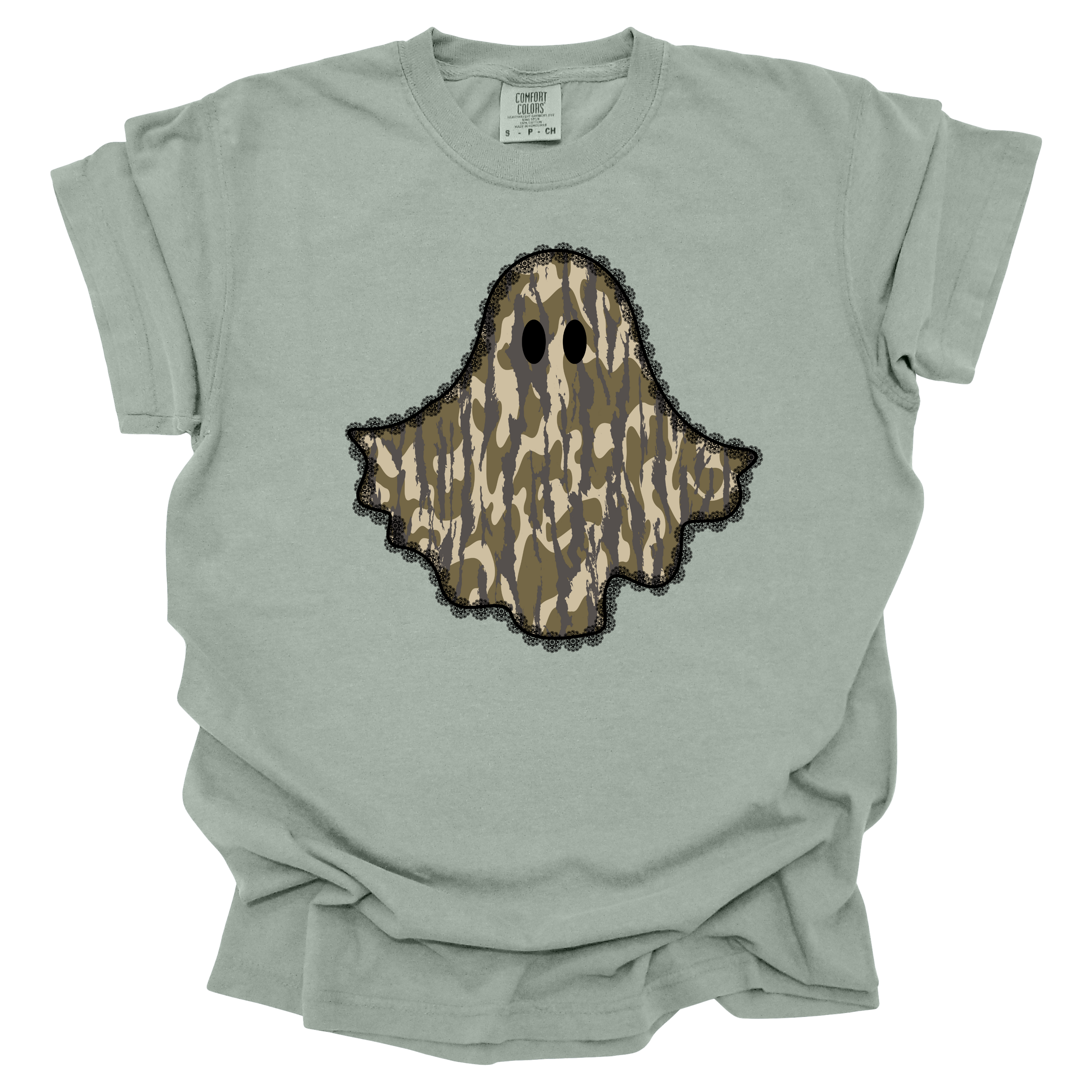Lace Dark Camo Ghost Tee - CC Bay
