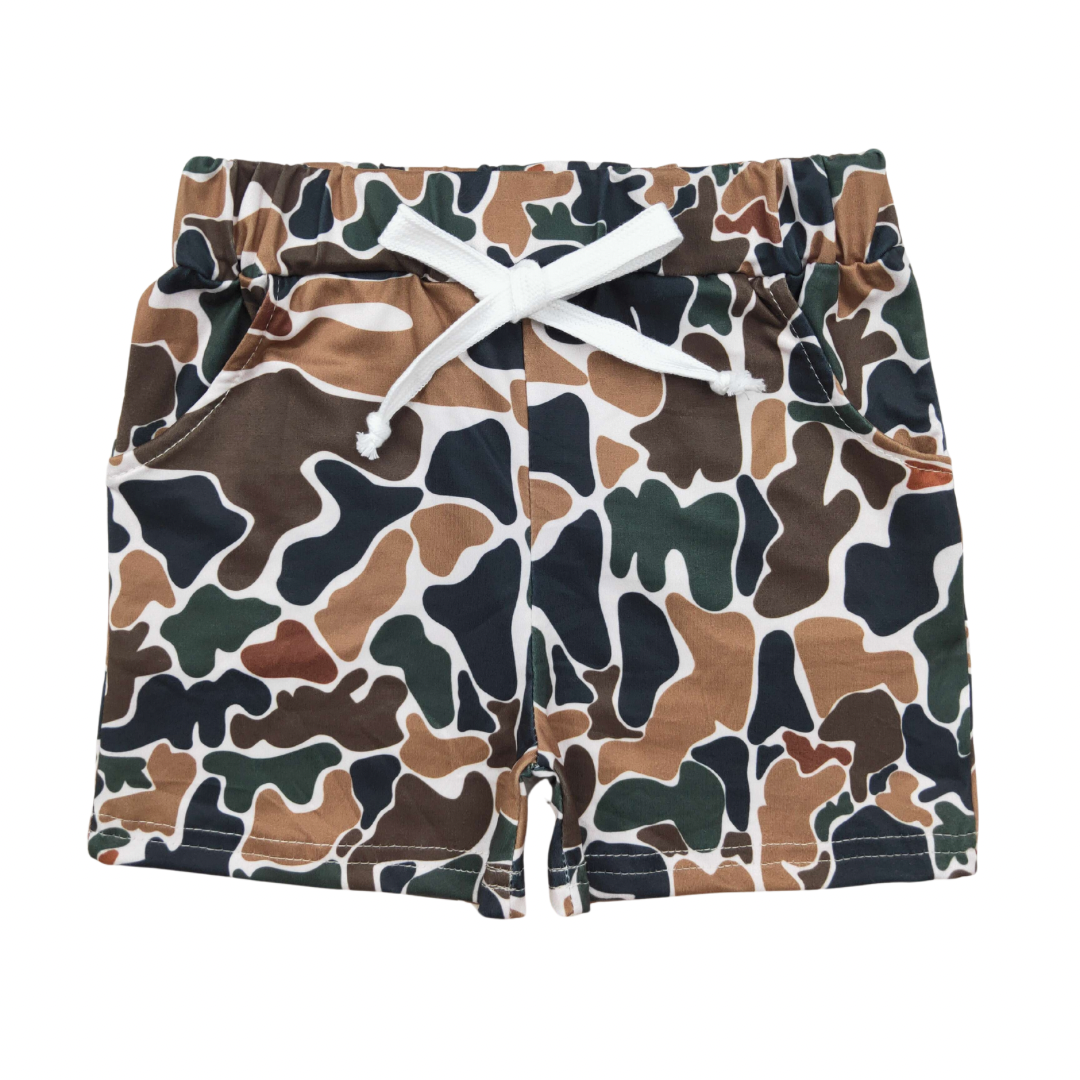 Retro Camo Shorts