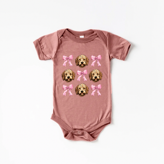 Doodles & Bows Onesie