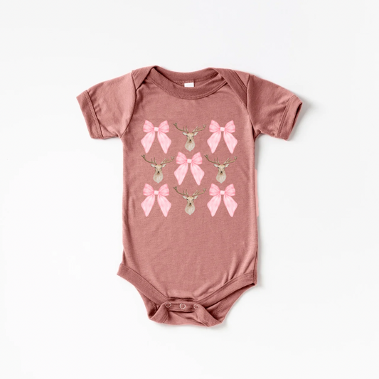 Bucks & Bows Onesie