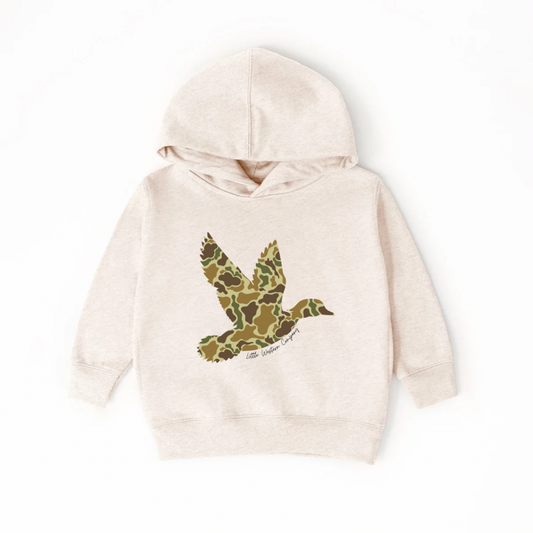 Camo Duck Front Design Hoodie