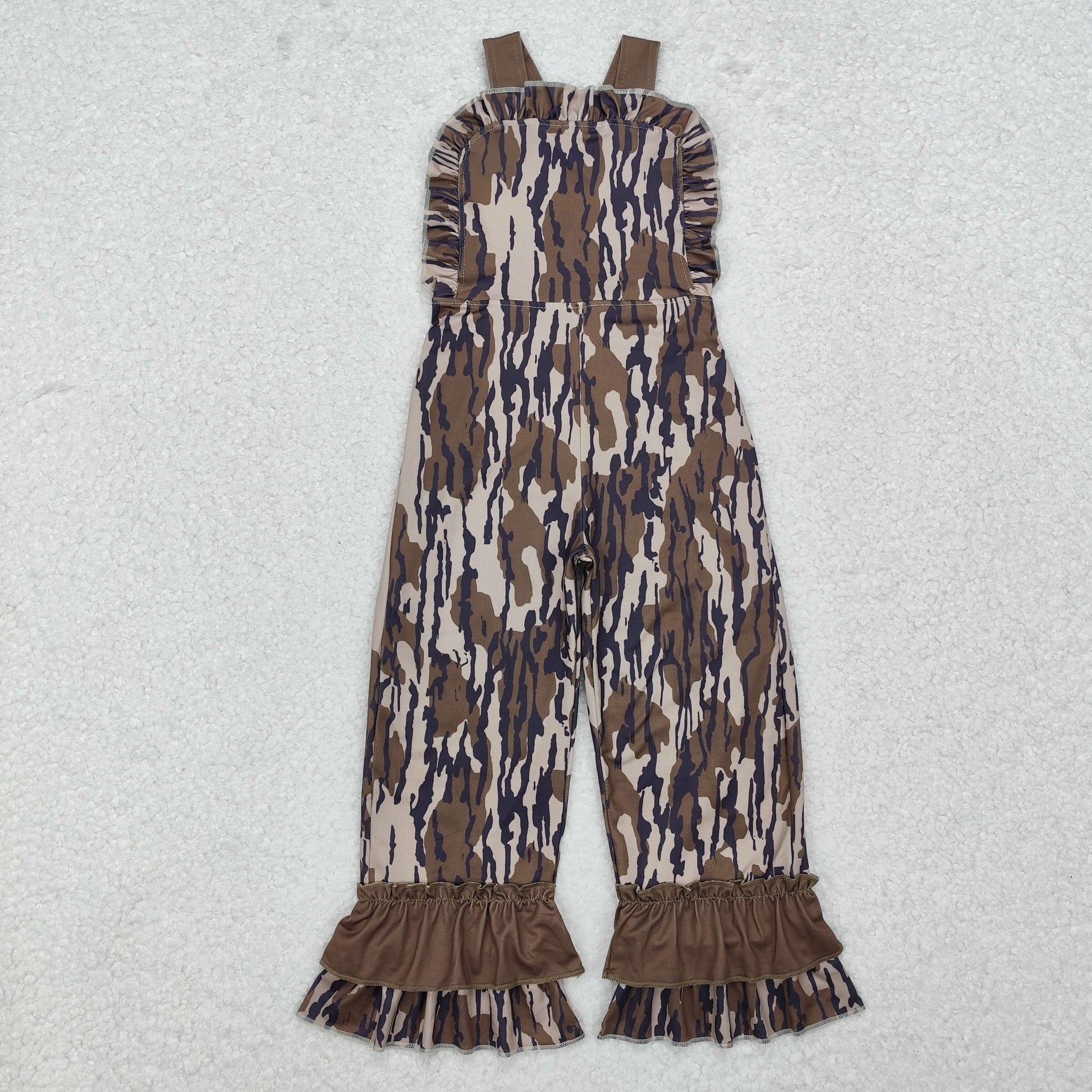 Bottomland Ruffle Long Romper