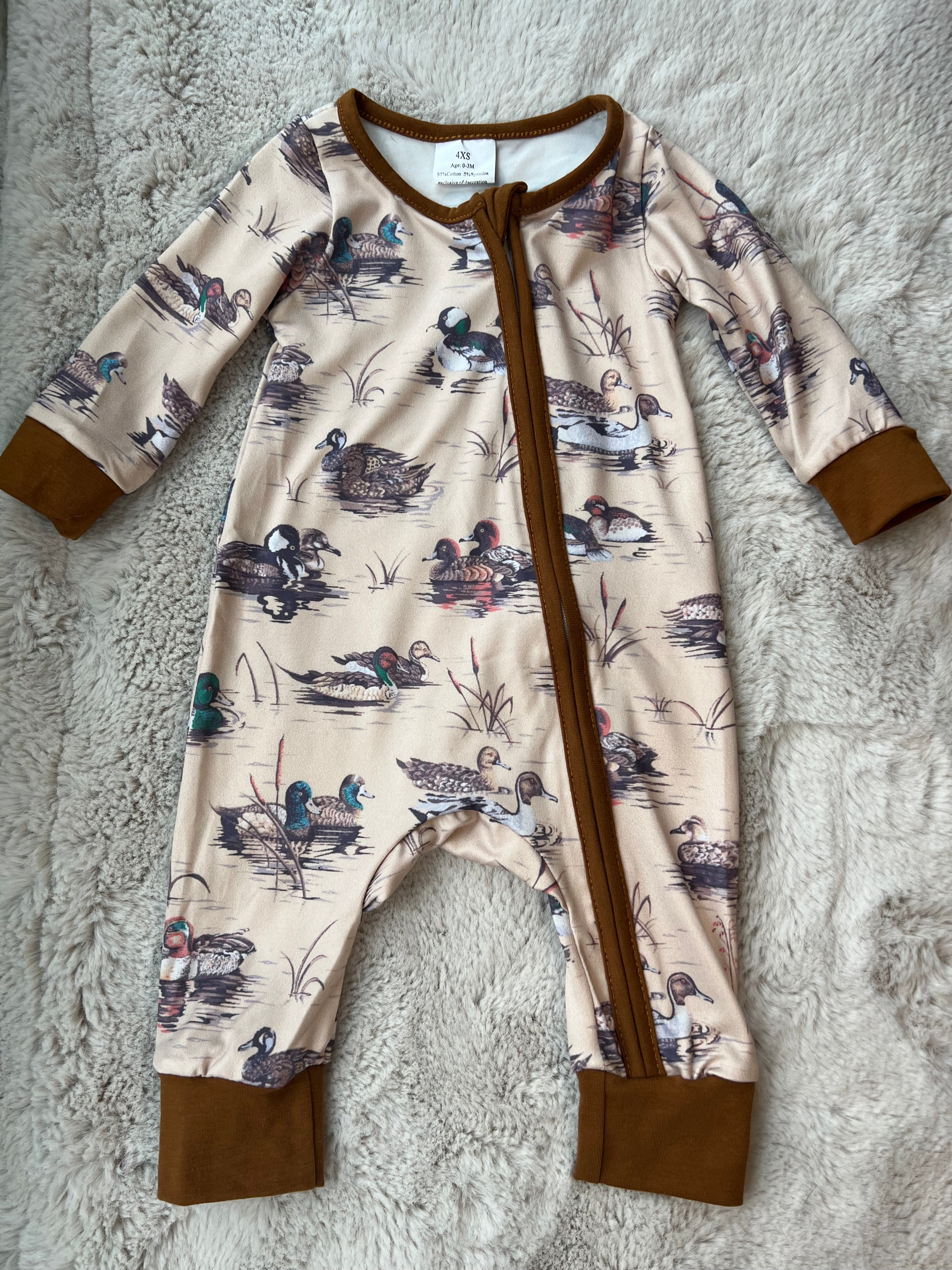 Mallard Duck Zippy Romper