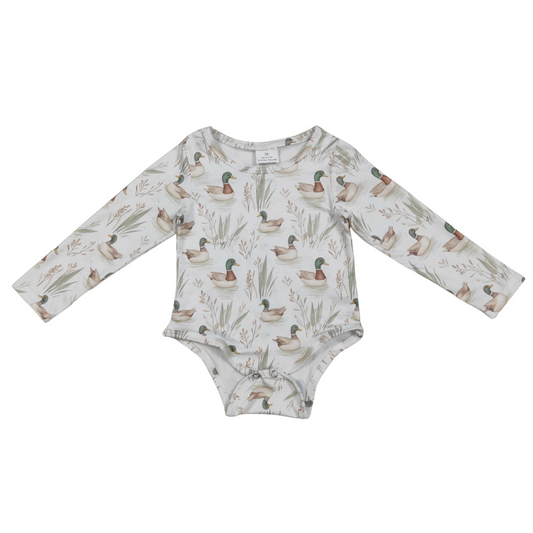 Ducks Long Sleeve onesie