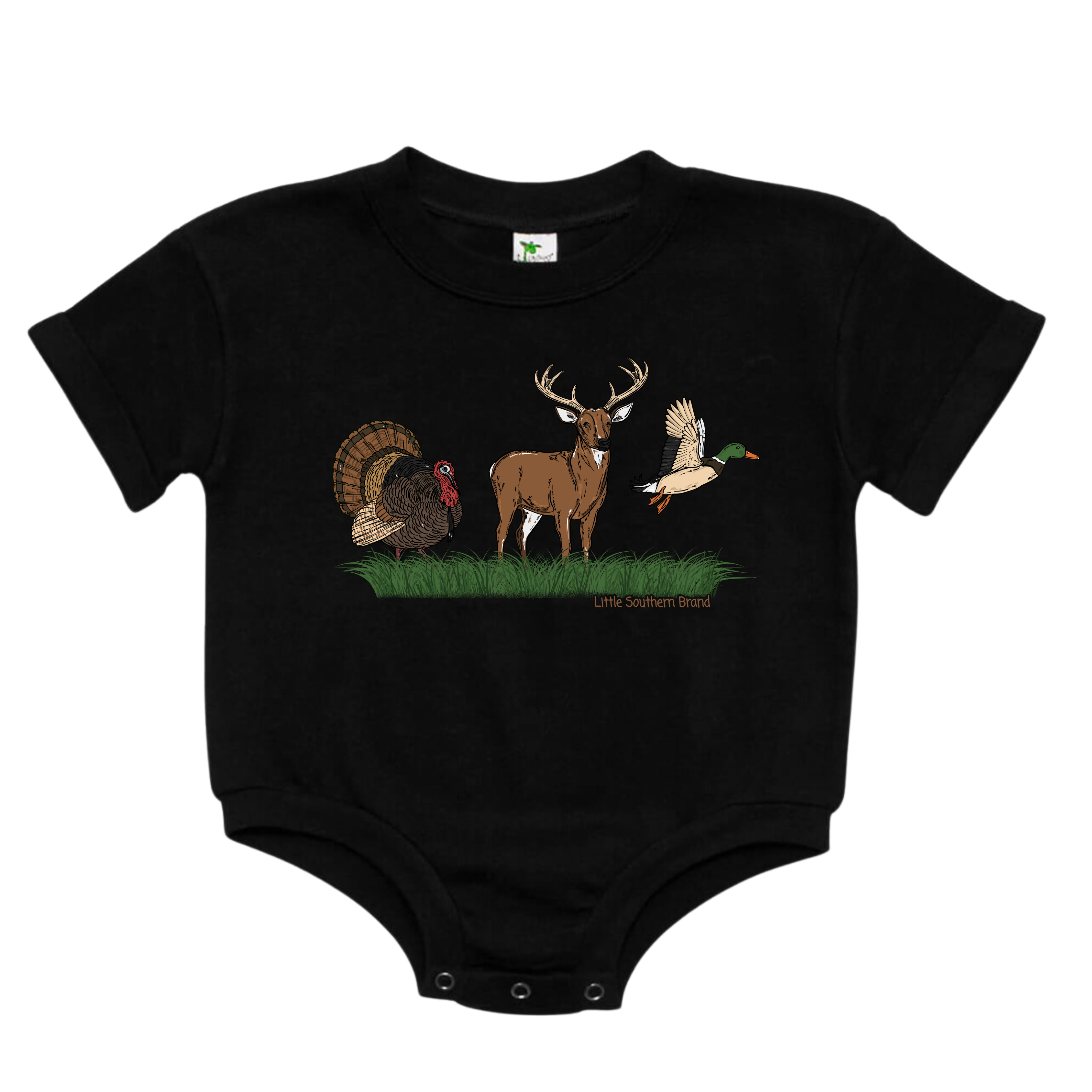 Turkey, Deer & Duck Bubble - Black