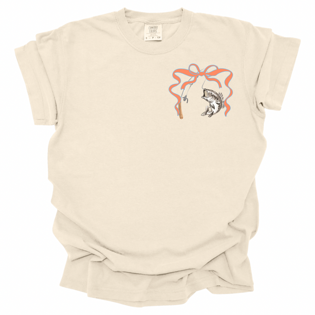 He Leads Me Psalms 23:2 Shirt - Ivory
