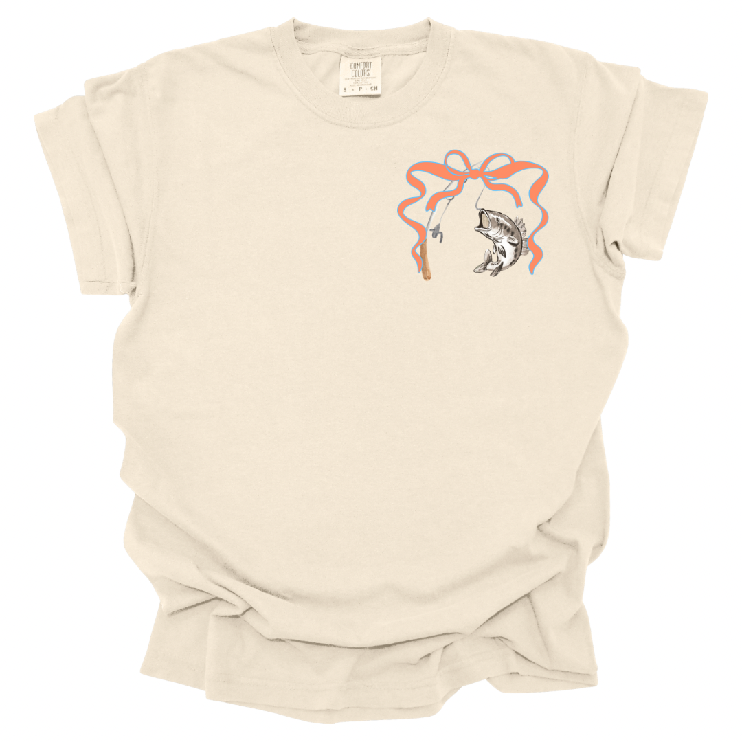 He Leads Me Psalms 23:2 Shirt - Ivory