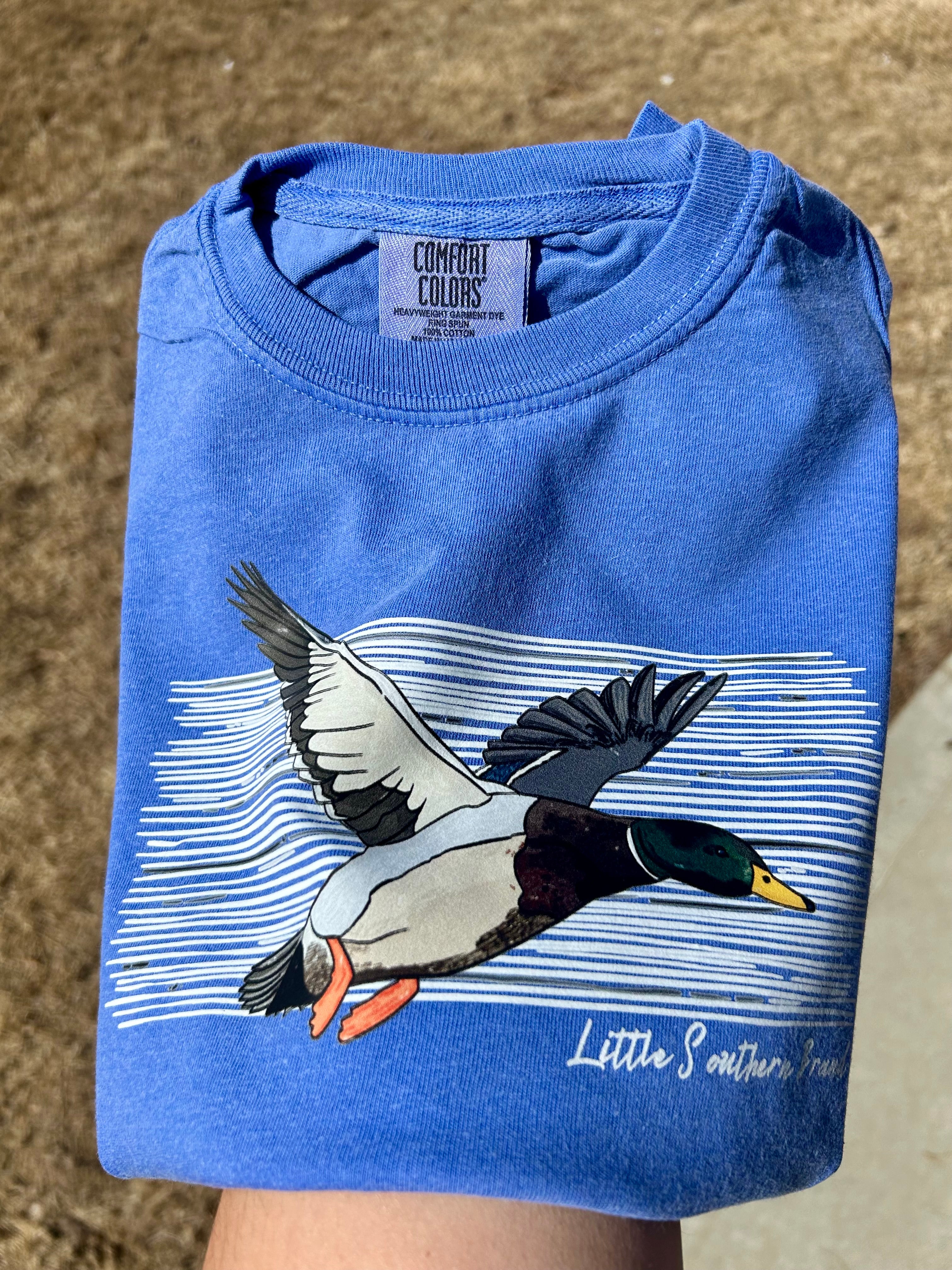 Flying Mallard Comfort Colors - Flo Blue