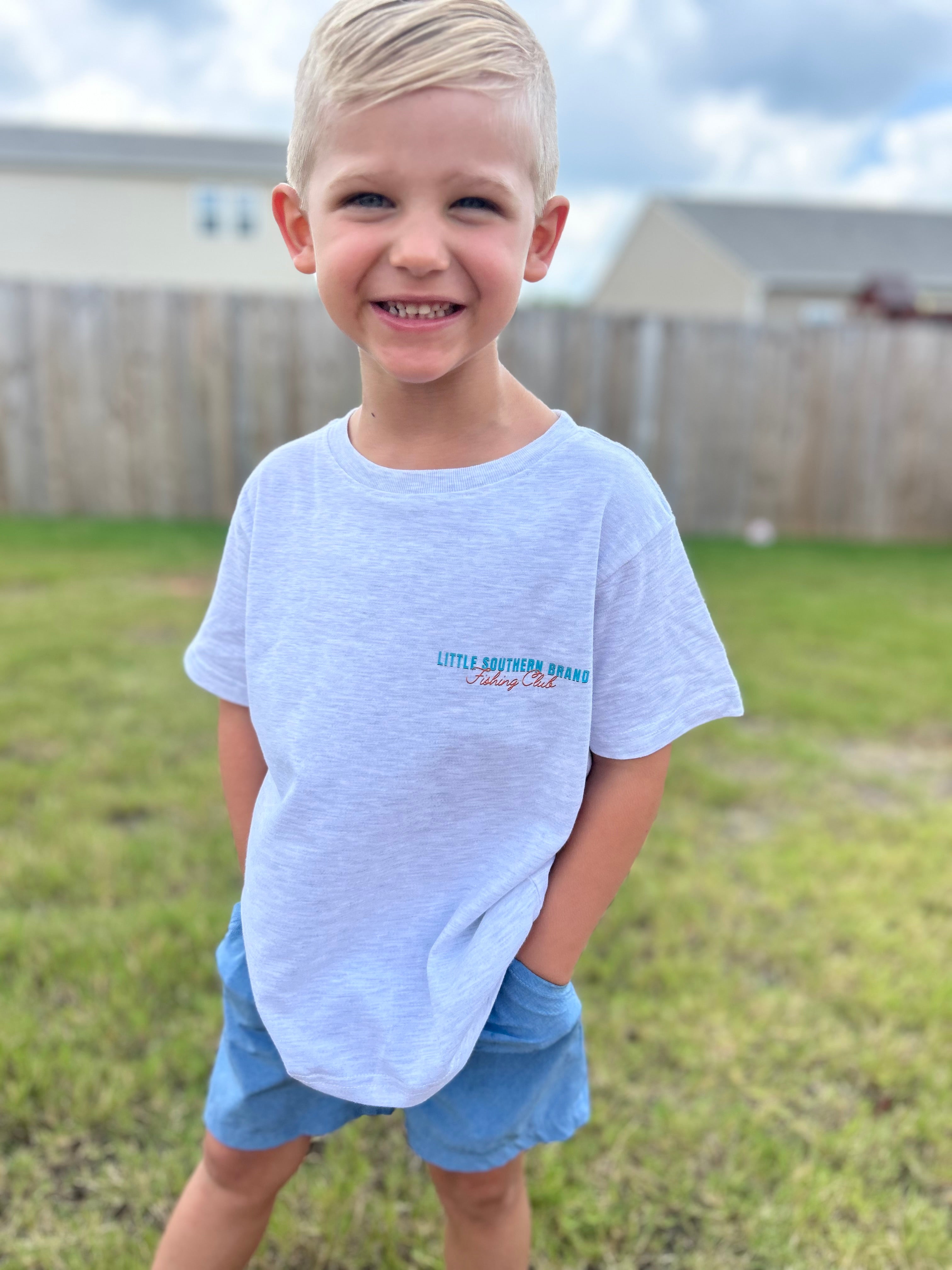 Fishing Club Tee - Ash