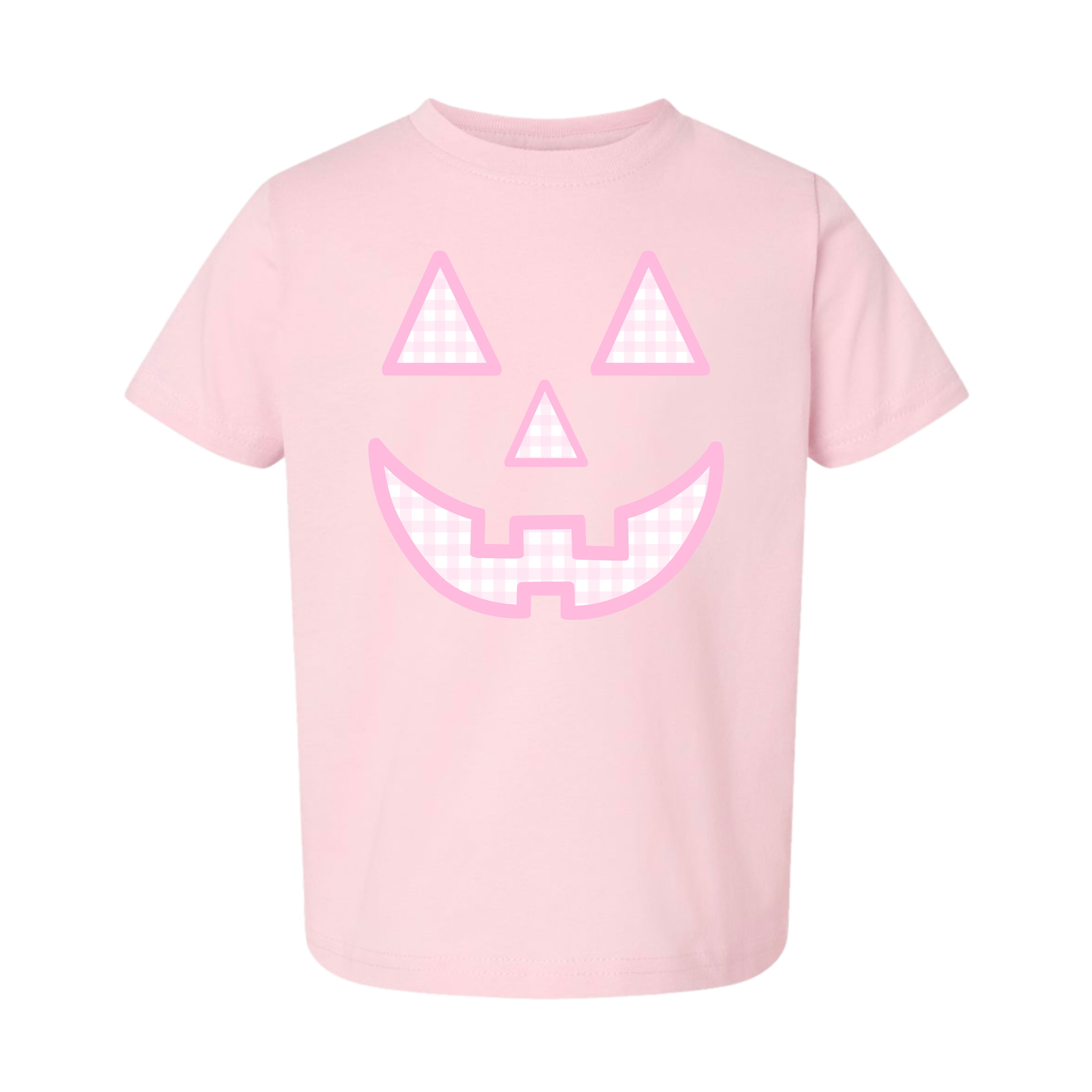 Pink Gingham Jack O’ Lantern