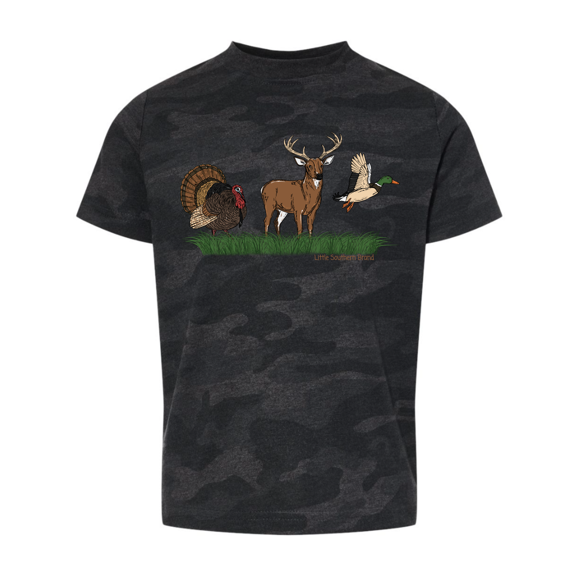 Duck, Turkey, Deer Short Sleeve - Storm Camo