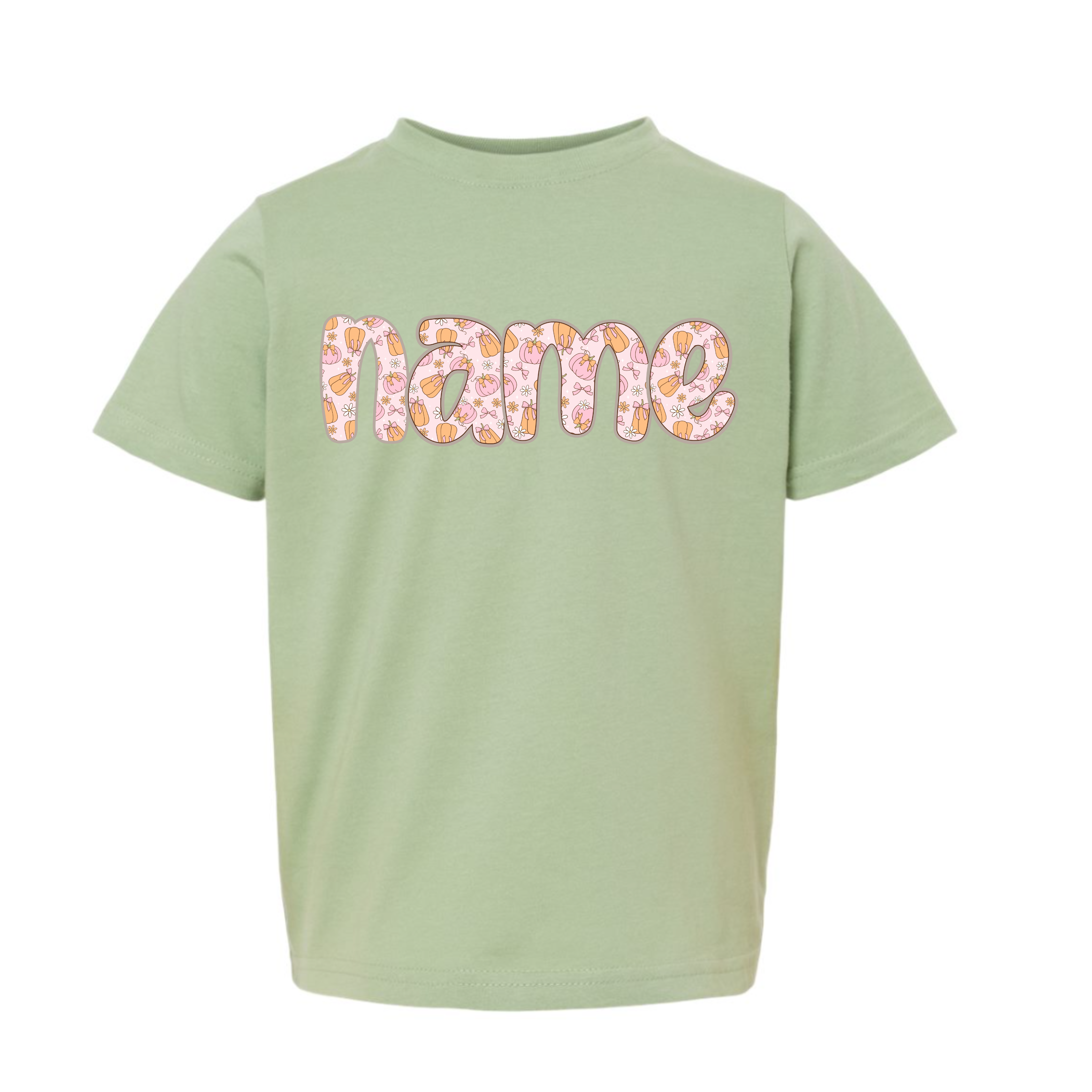Coquette Pumpkin Name Tee - Custom