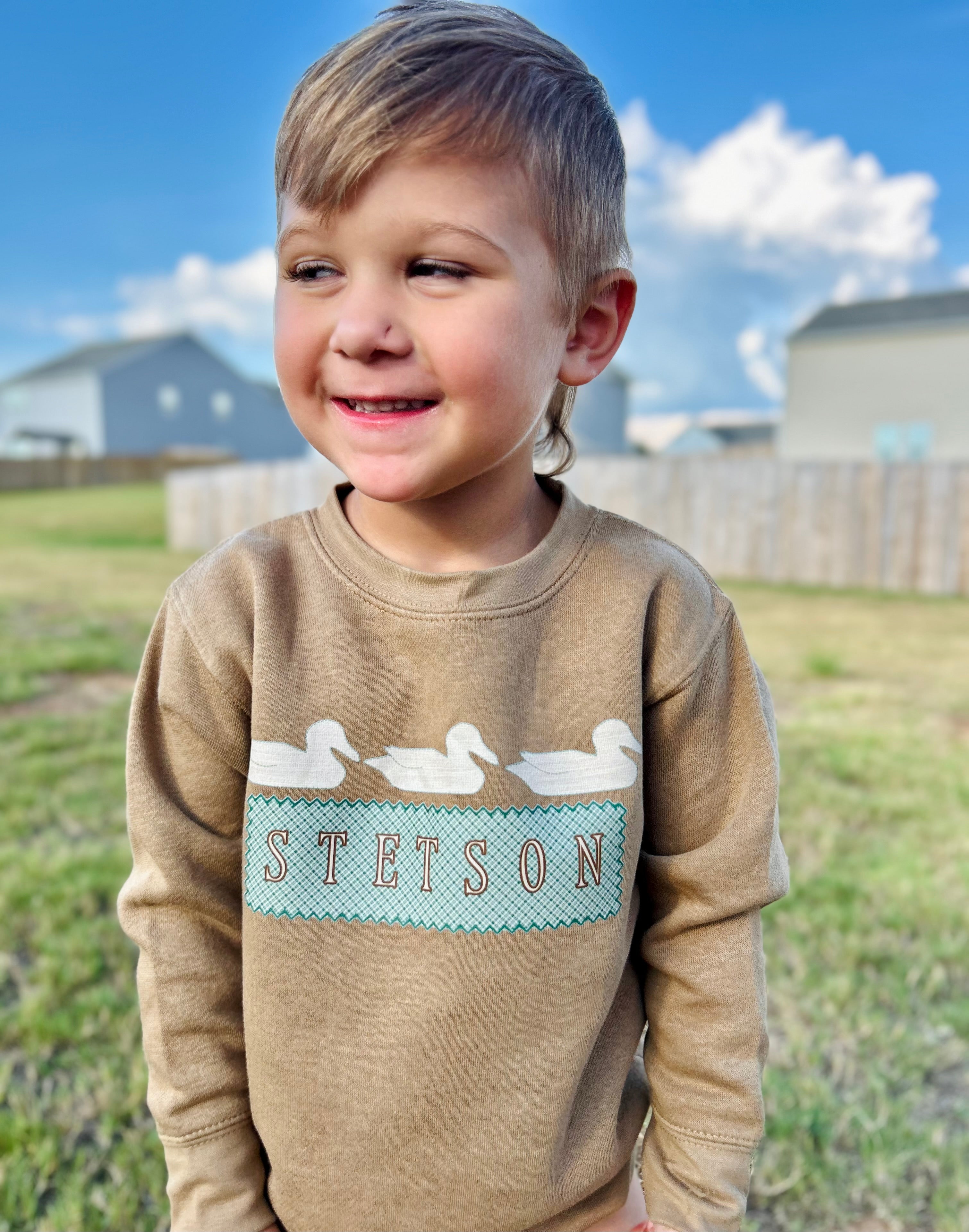 Wood Duck Name Crewneck