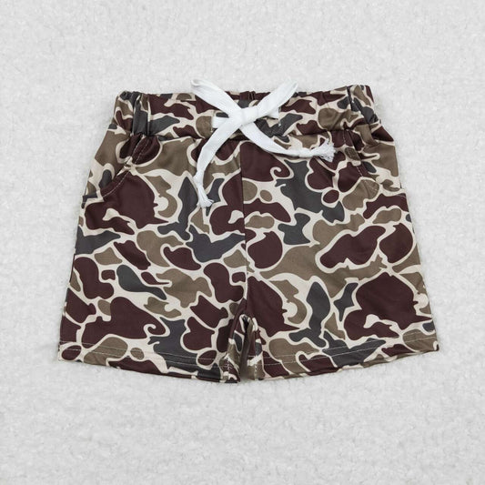 Brown Camo Shorts