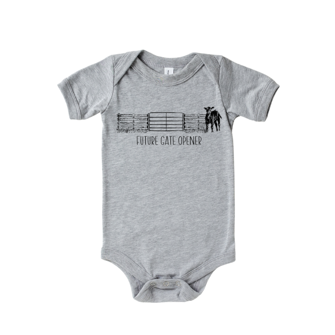 Future Gate Opener Onesie