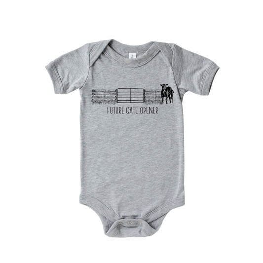 Future Gate Opener Onesie