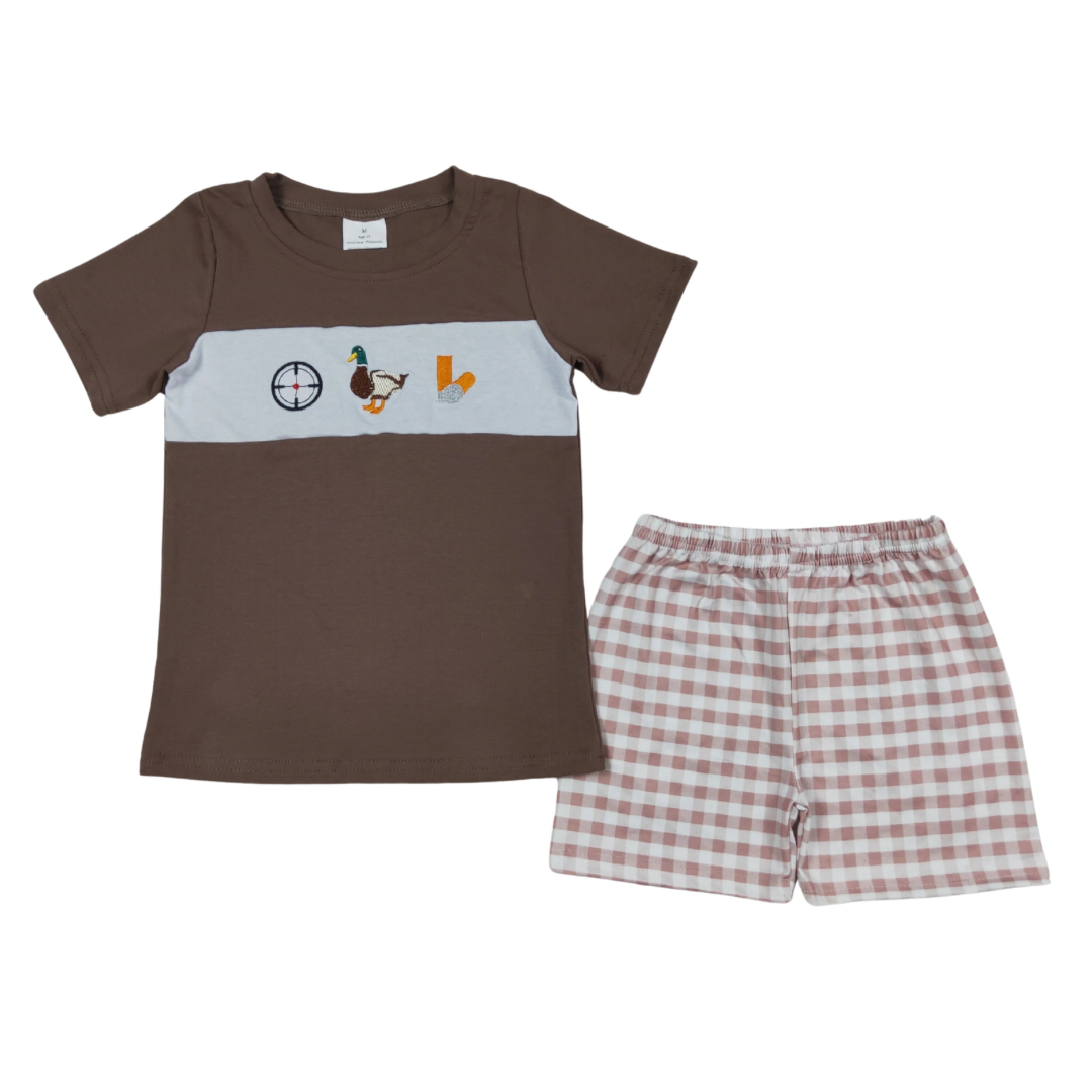 Embroidered Duck Hunting Set