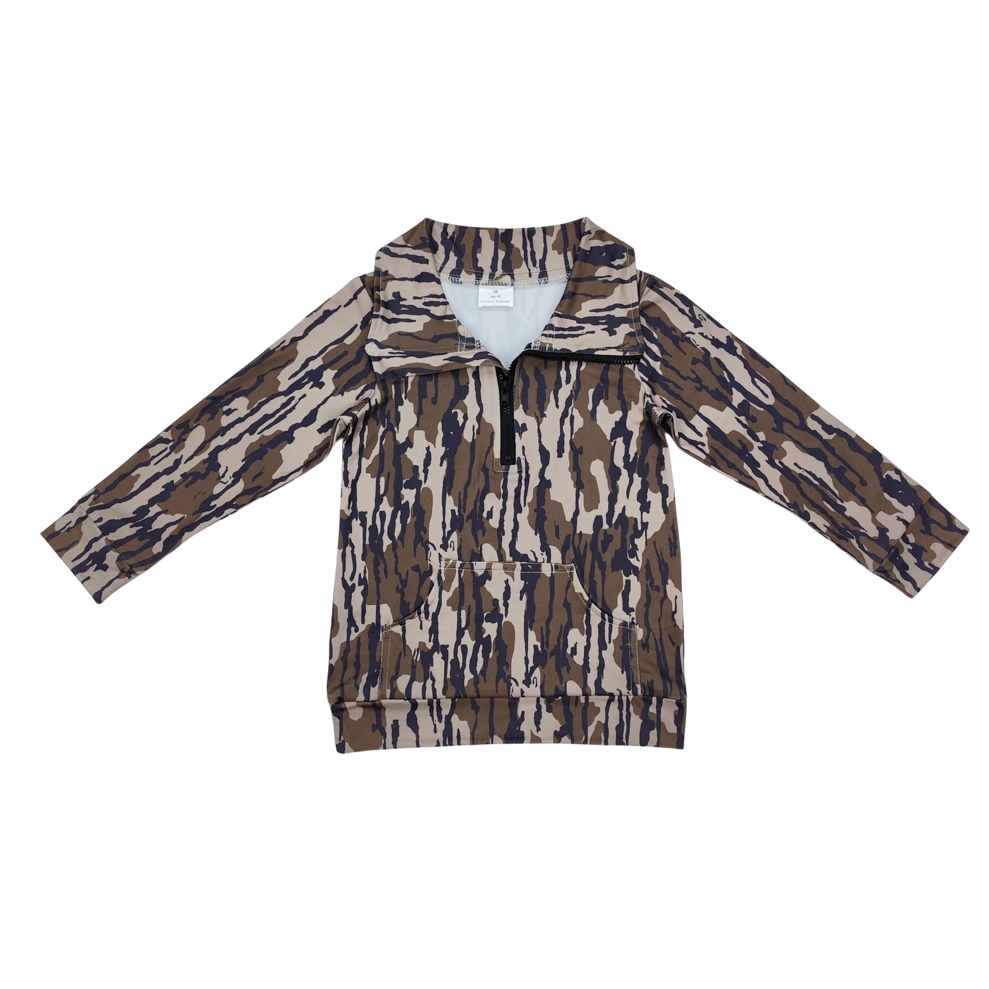 Dark Camo Pullover