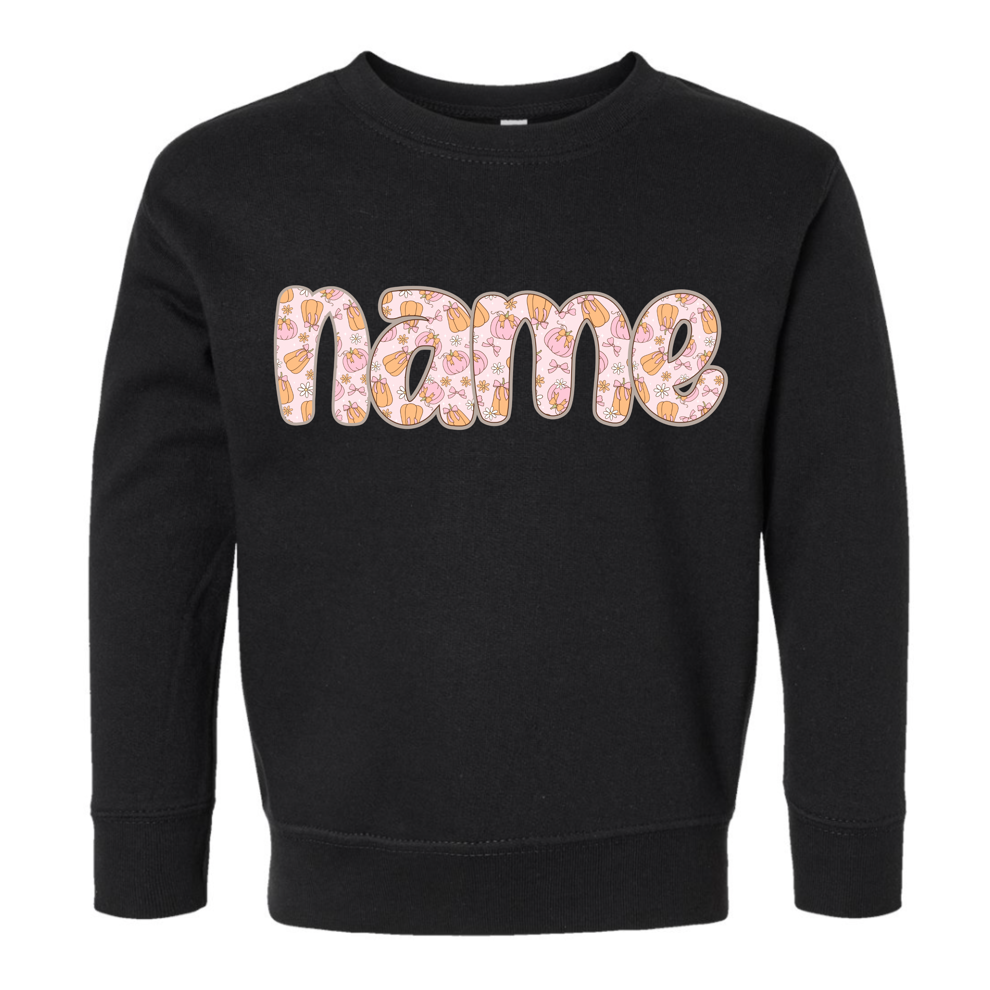 Coquette Pumpkin Name Crewneck - Custom