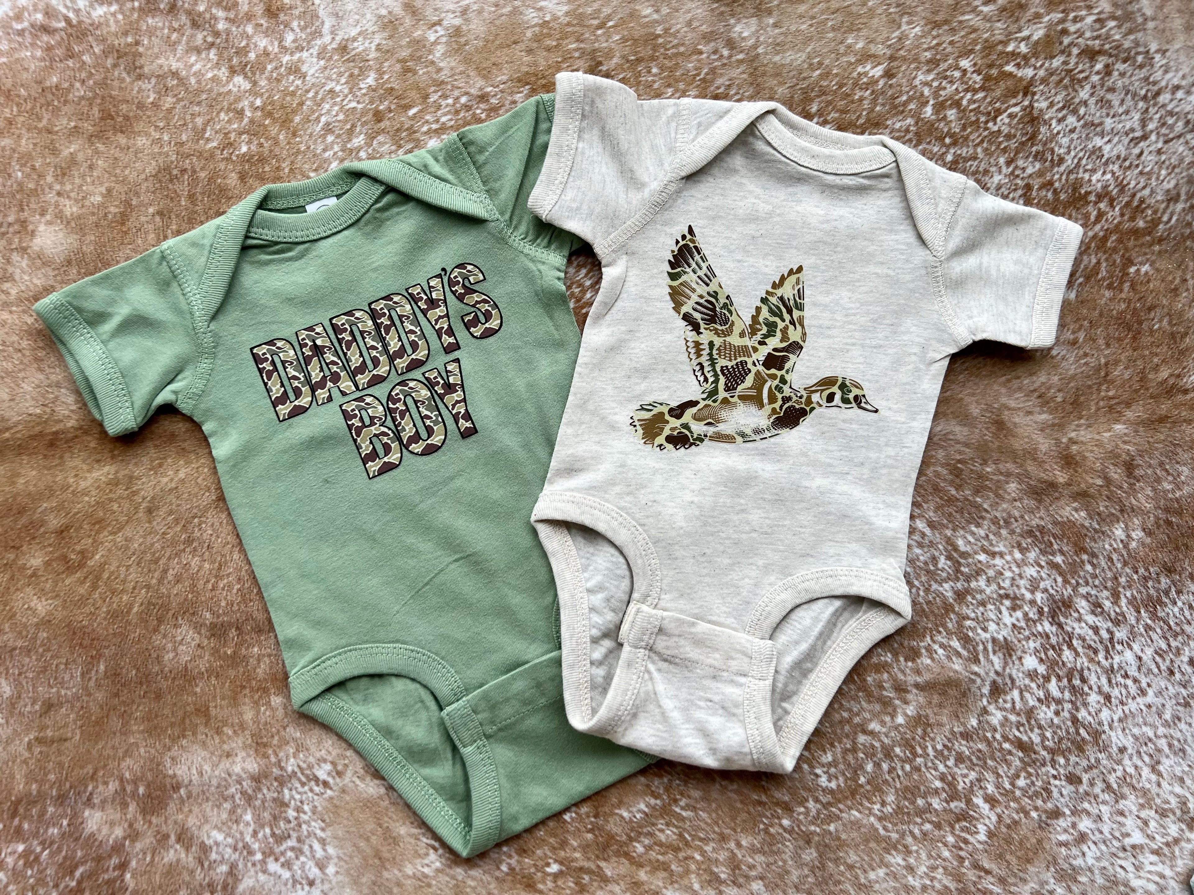 Daddy’s Boy Onesie - Sage
