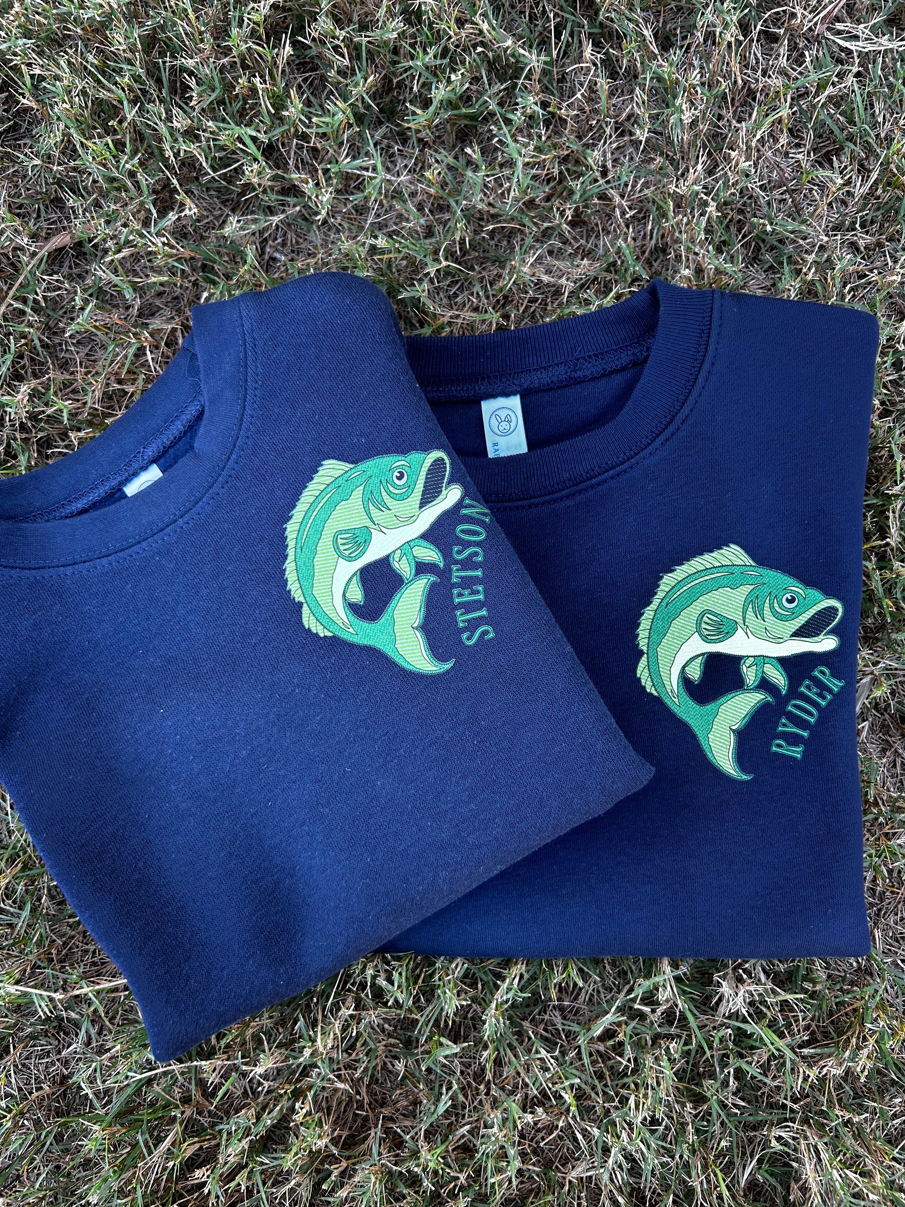 Bass Crewneck - Navy